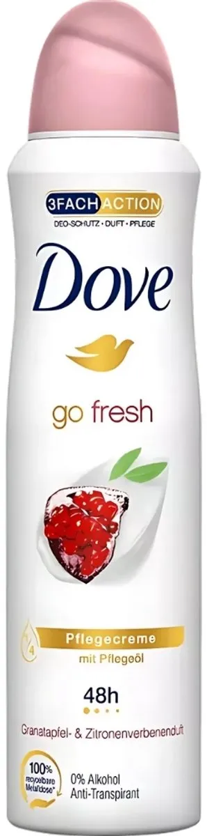 Dove Go Fresh Granaatappel Deodorant - 1050ml (7x150ml)