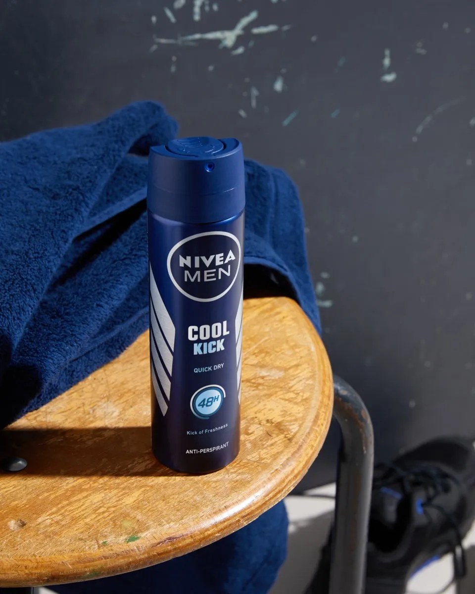 NIVEA MEN Cool Kick Deodorant Spray 72u - 6x150ml - afbeelding 6 van 6