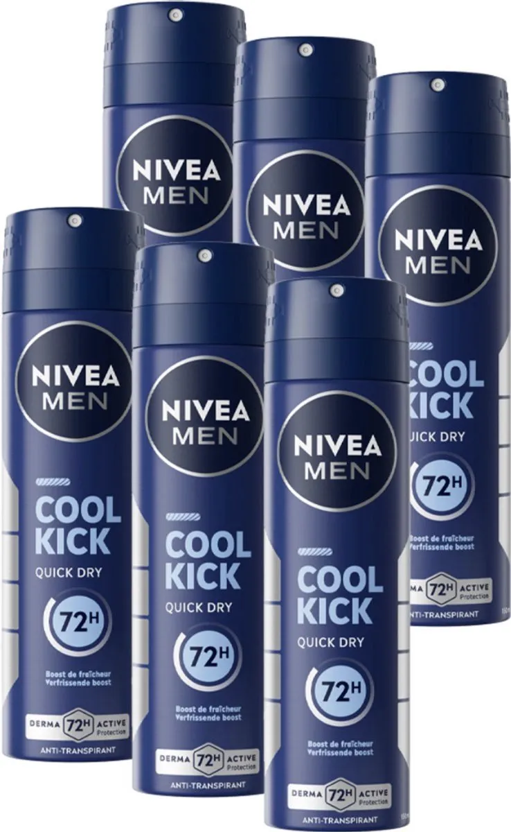 NIVEA MEN Cool Kick Deodorant Spray 72u