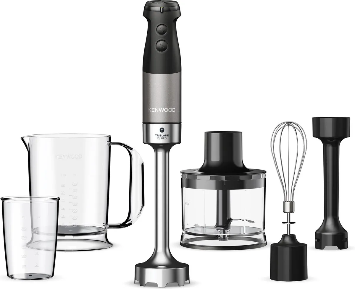 Kenwood HBM80.322BK Triblade XL Pro Staafmixer 1200W