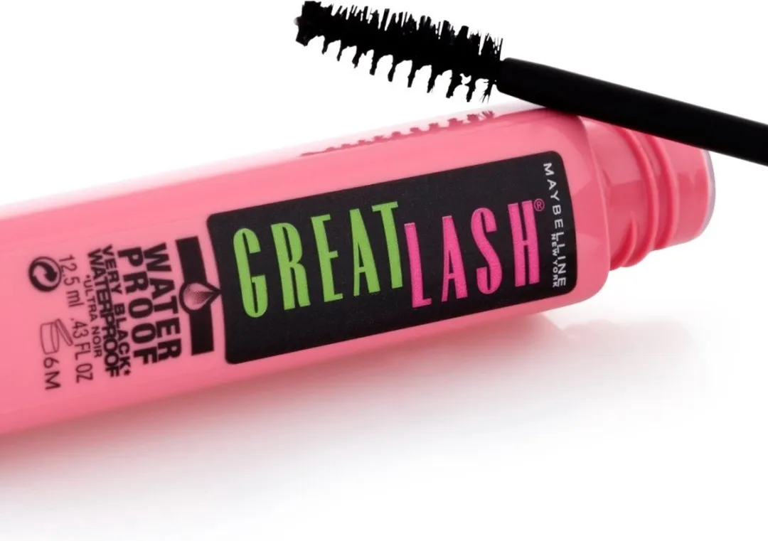 Maybelline Great Lash Waterproof Mascara - Zwart