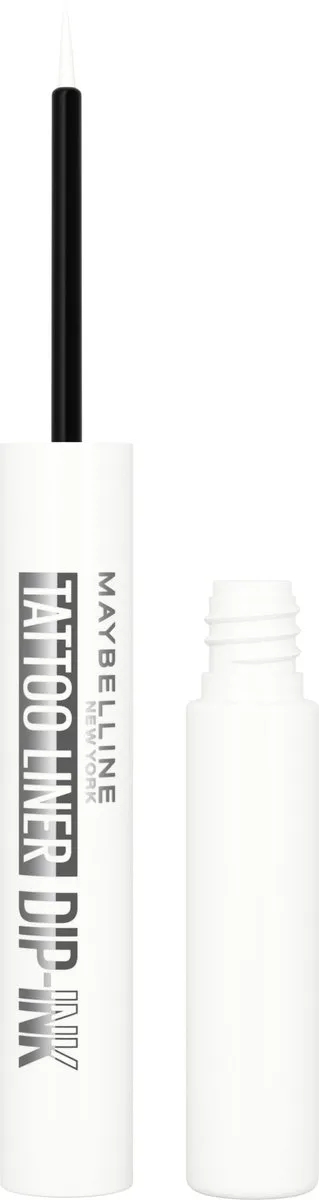 Maybelline New York Tattoo Liner Dip-Ink Liquid Eyeliner 3.5ml - White Canvas