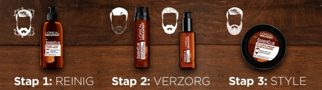 L'Oréal Paris Men Expert BarberClub Beard & Face Wash 2x200ml