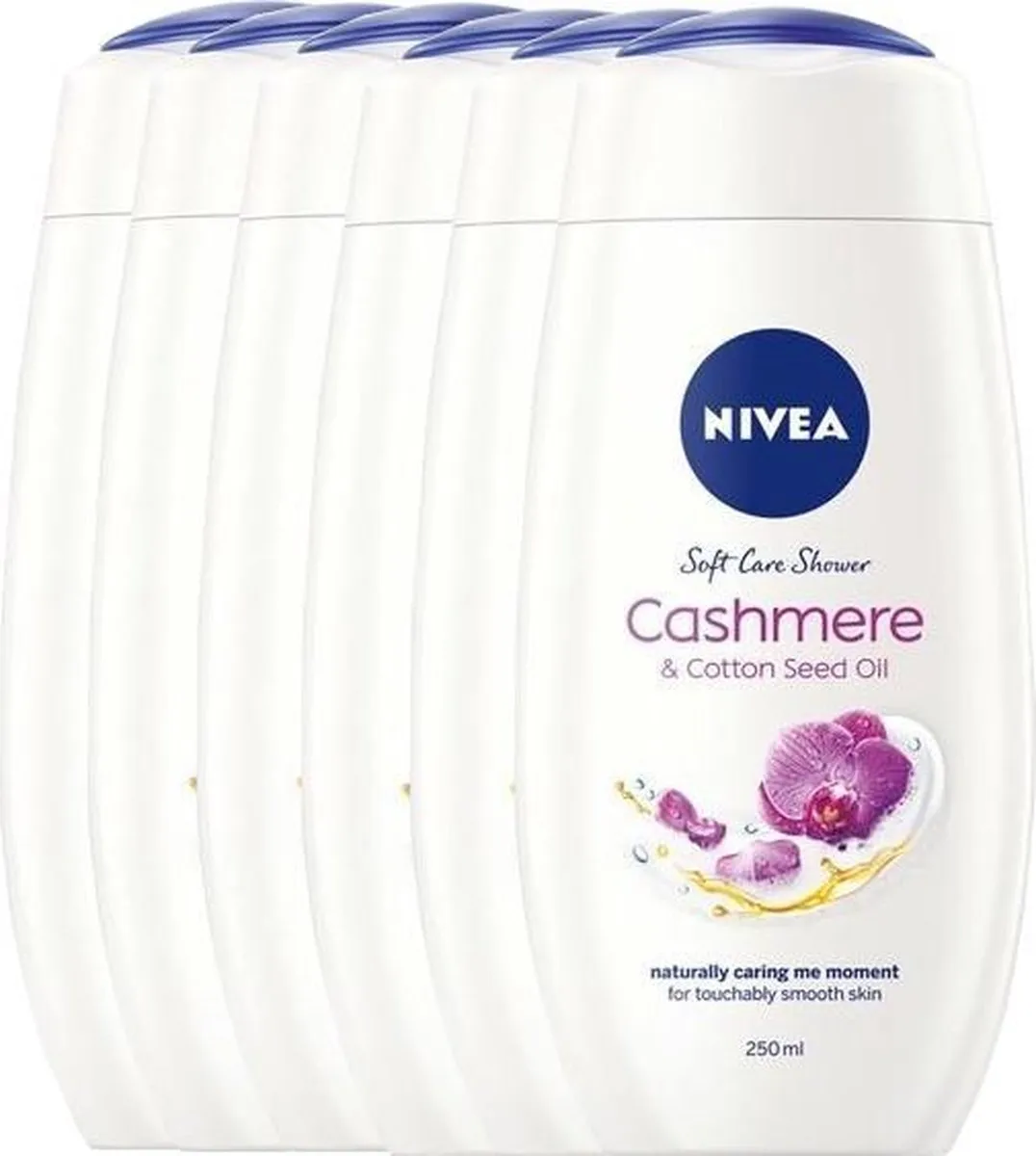 NIVEA Douchegel Cashmere & Cotton 250ml - 6 Stuks