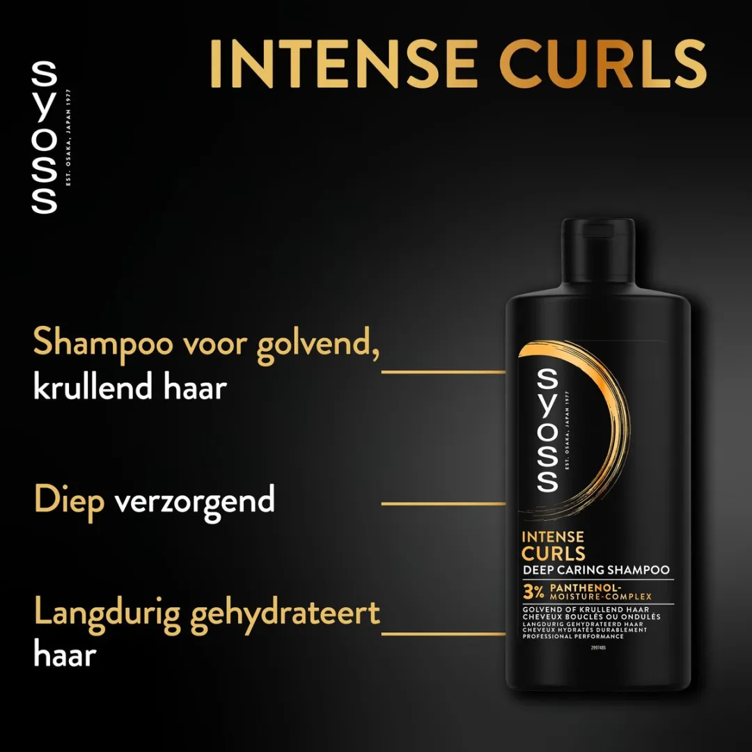 SYOSS Curls Shampoo 6x440ml - Krullend haar
