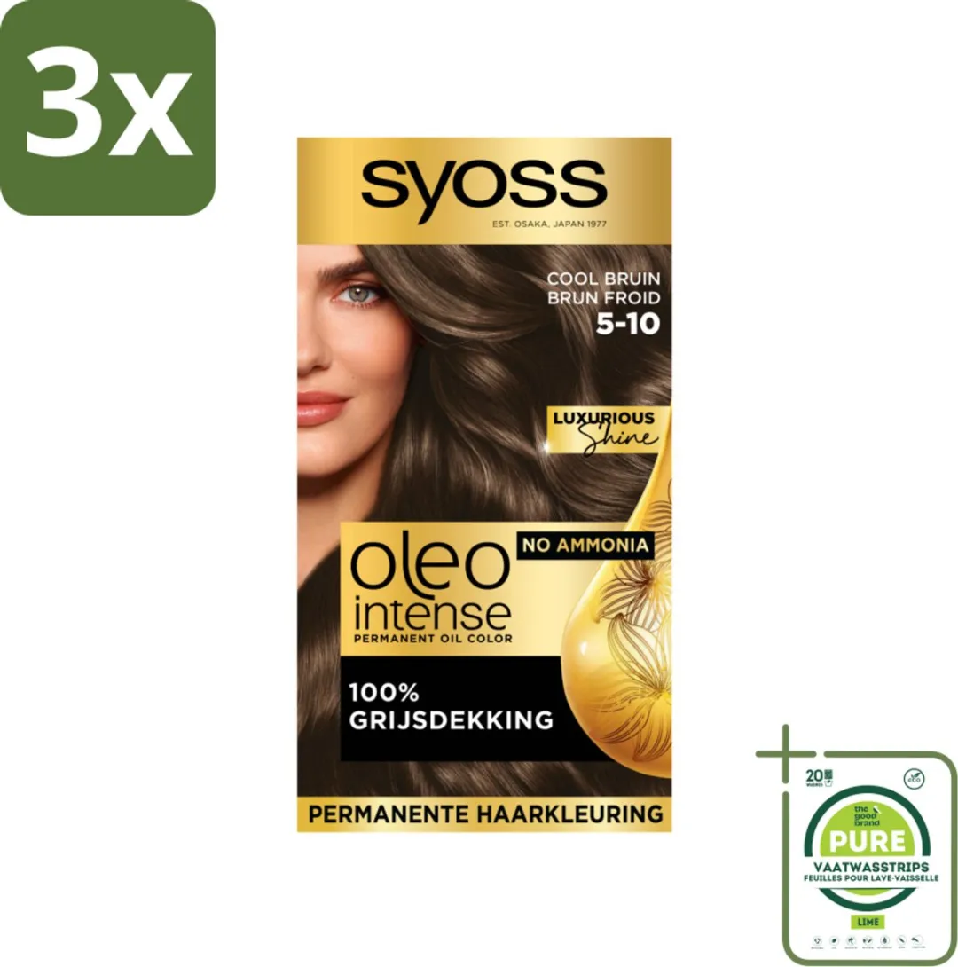 SYOSS Oleo Intense 5-10 Cool Bruin Haarverf