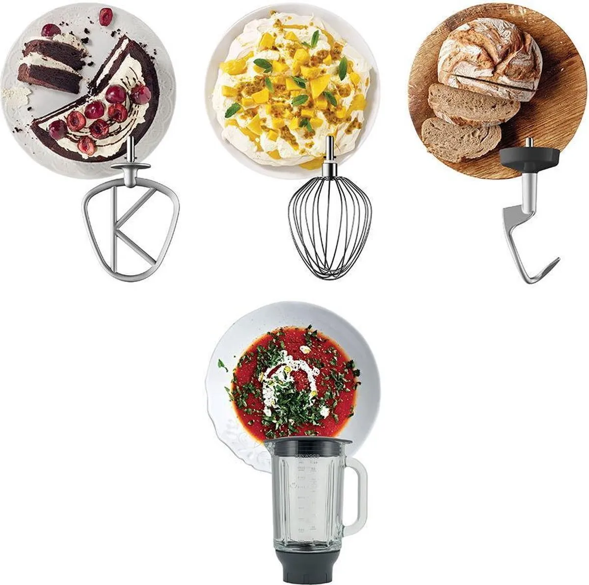Kenwood Chef XL KVL4120S Keukenmachine 1200W - Zilver