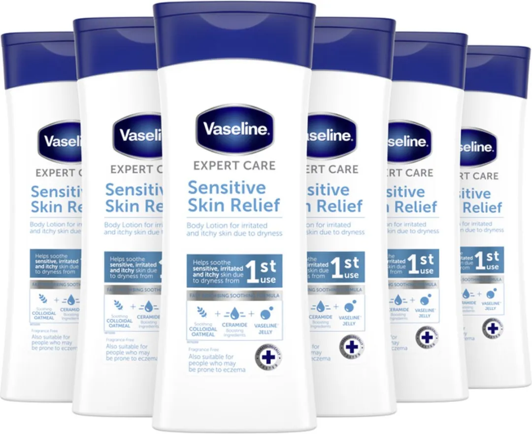 Vaseline Sensitive Skin Relief Bodylotion 6x400ml