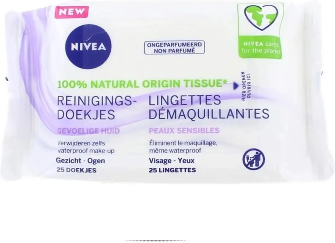NIVEA Sensitive Reinigingsdoekjes - 25 Stuks - afbeelding 6 van 6