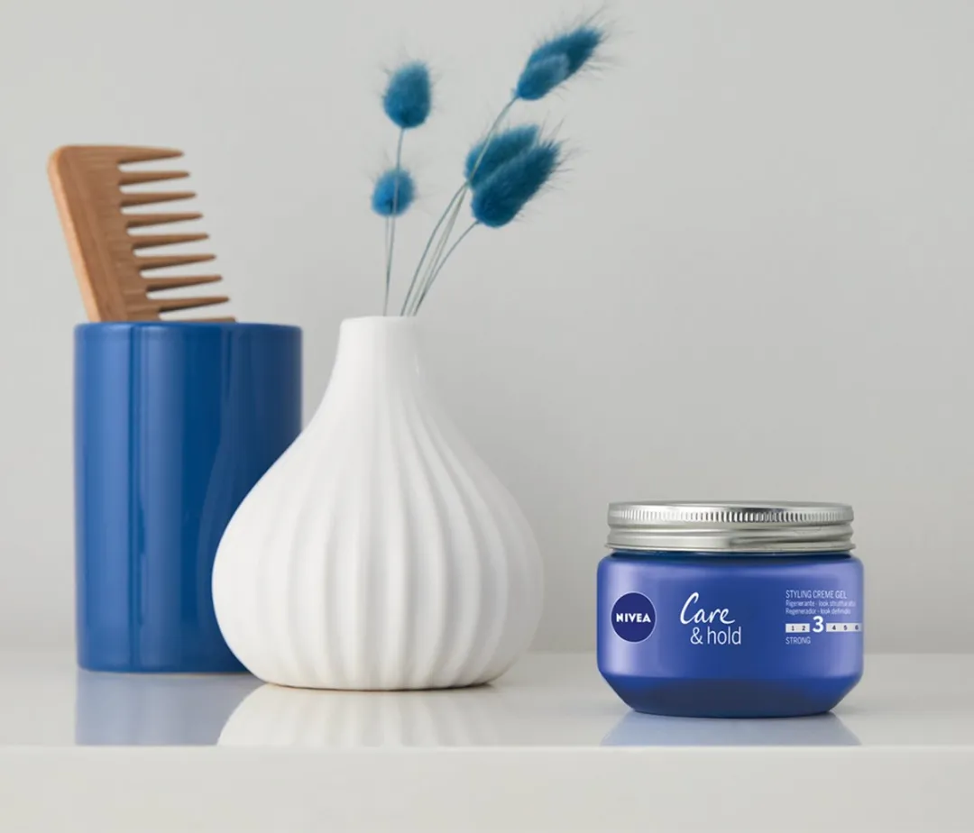 NIVEA Care & Hold Styling Crème Gel 450ml - 3x150ml