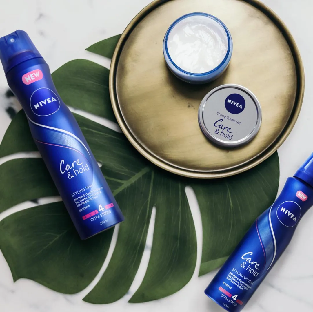NIVEA Care & Hold Styling Crème Gel 450ml - 3x150ml