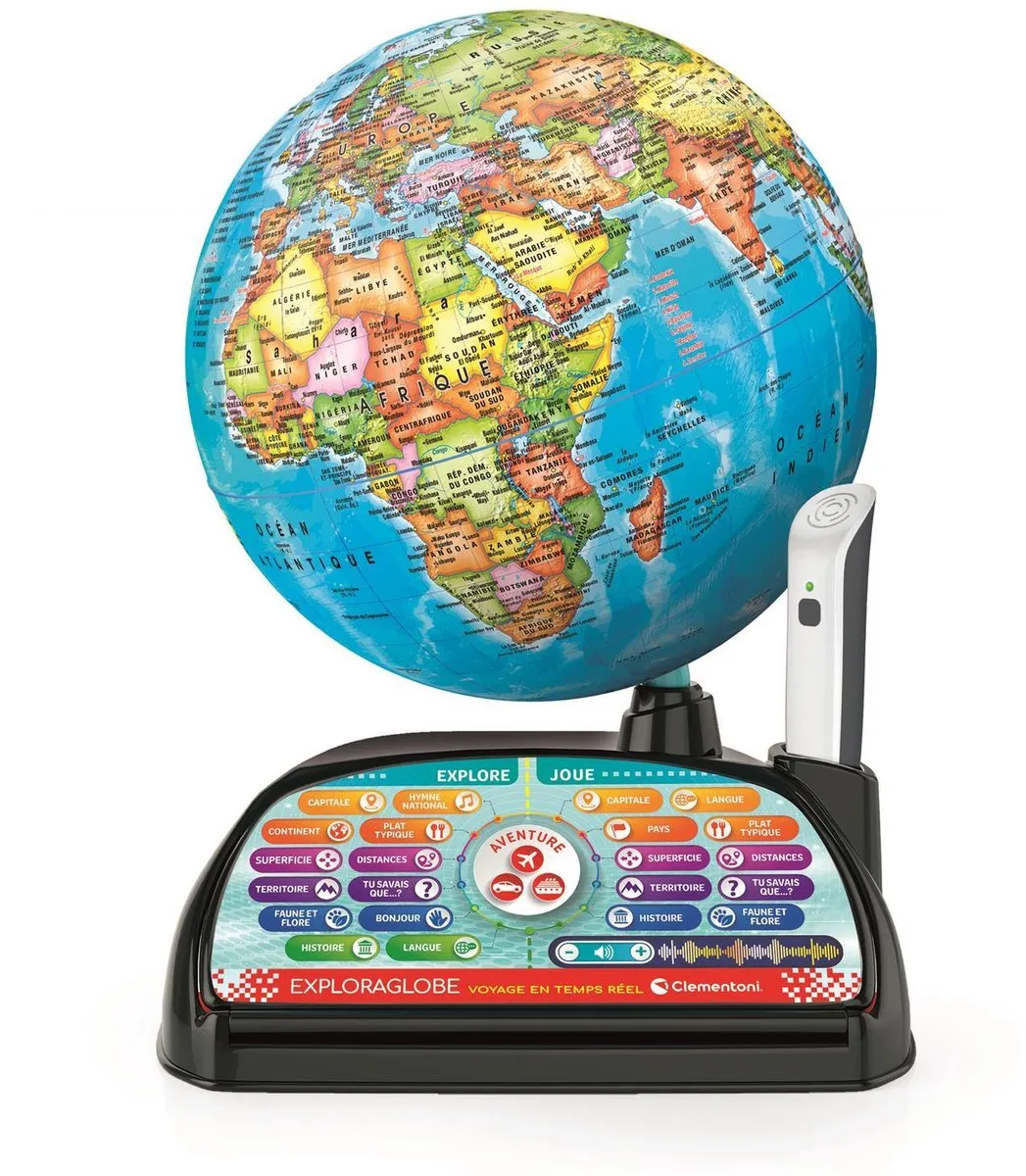 Clementoni Exploraglobe Globe - Blauw - afbeelding 4 van 6