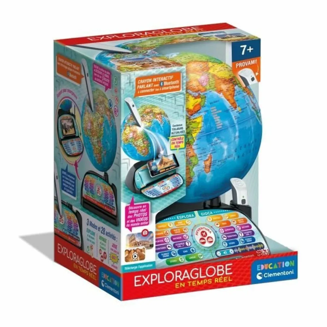 Clementoni Exploraglobe Globe - Blauw - afbeelding 6 van 6
