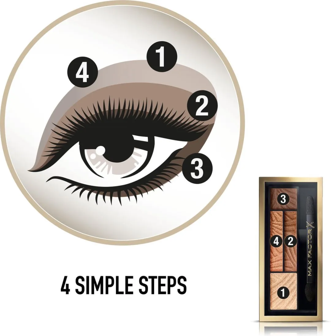 Max Factor Smokey Eye Drama Kit - 003 Sumptuous Gold - 4 Kleuren