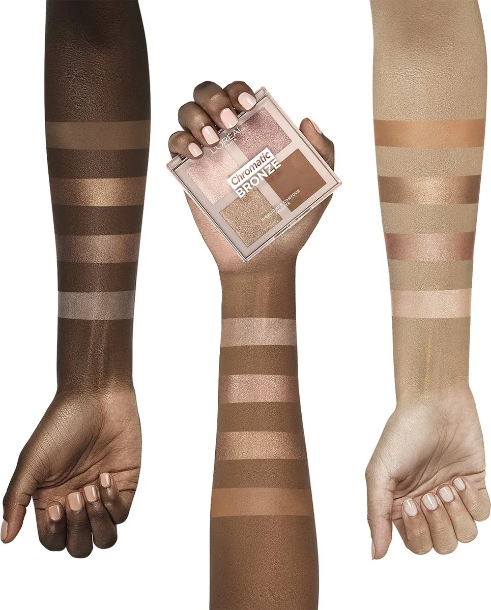 L'Oréal Paris Chromatic Bronze Palette - 10g - 4 Stuks - afbeelding 6 van 6