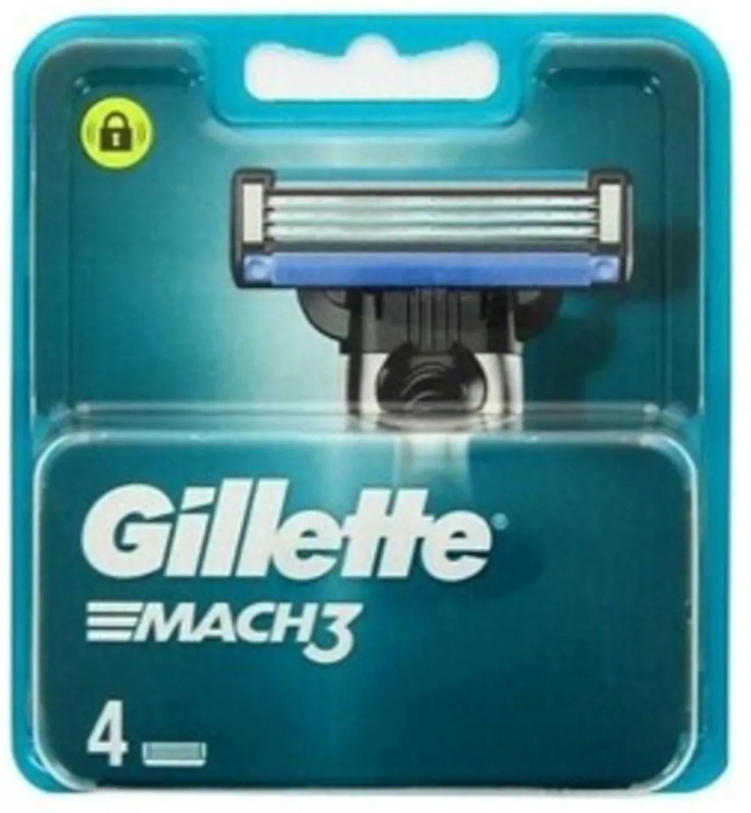 Gillette MACH3 Scheermesjes 4 Stuks - Meerkleurig
