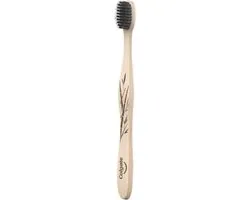 Colgate Bamboo Charcoal Soft Tandenborstel - Beige/Zwart - afbeelding 6 van 6