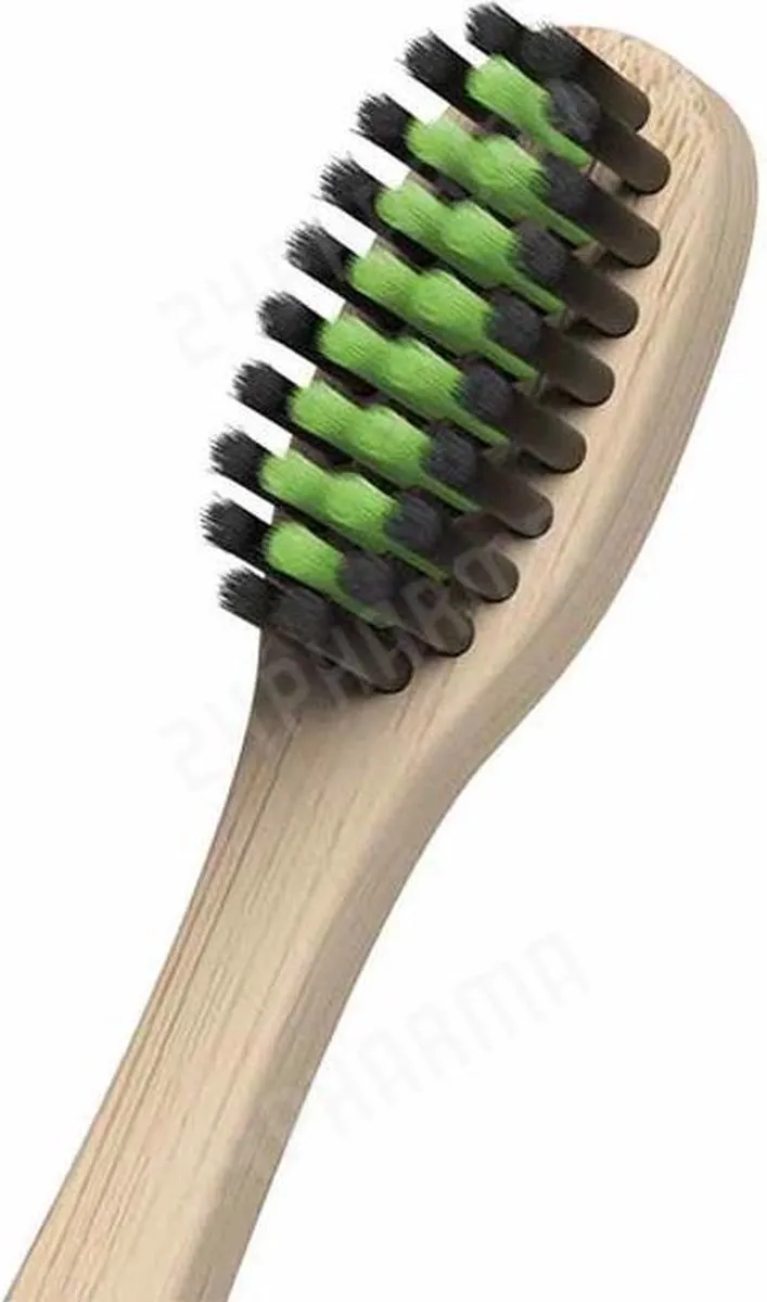 Colgate Bamboo Charcoal Soft Tandenborstel - Beige/Zwart