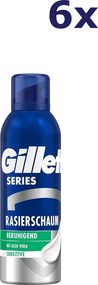 Gillette Sensitive Scheerschuim met Aloë Vera 200ml