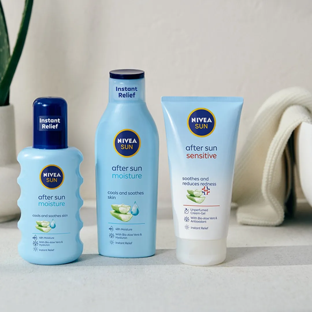 NIVEA SUN Sensitive Aftersun Crème-Gel 175ml - Aloë vera & Hyaluronzuur