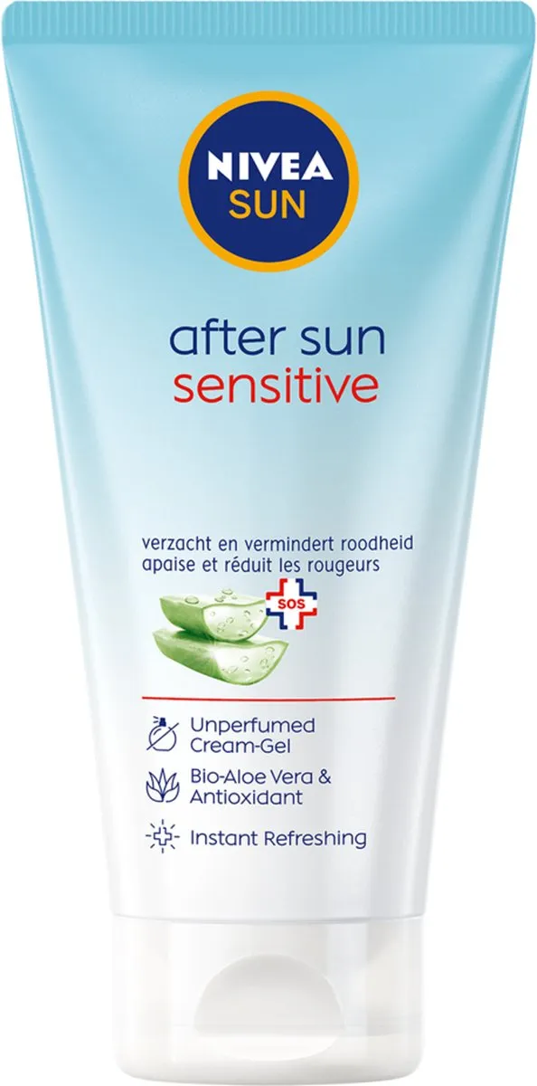 NIVEA SUN Sensitive Aftersun Crème-Gel 175ml - Aloë vera & Hyaluronzuur