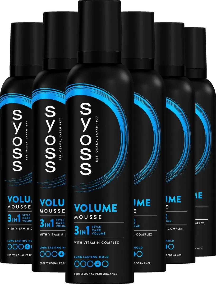 SYOSS Volume Haarmousse - 6x250ml