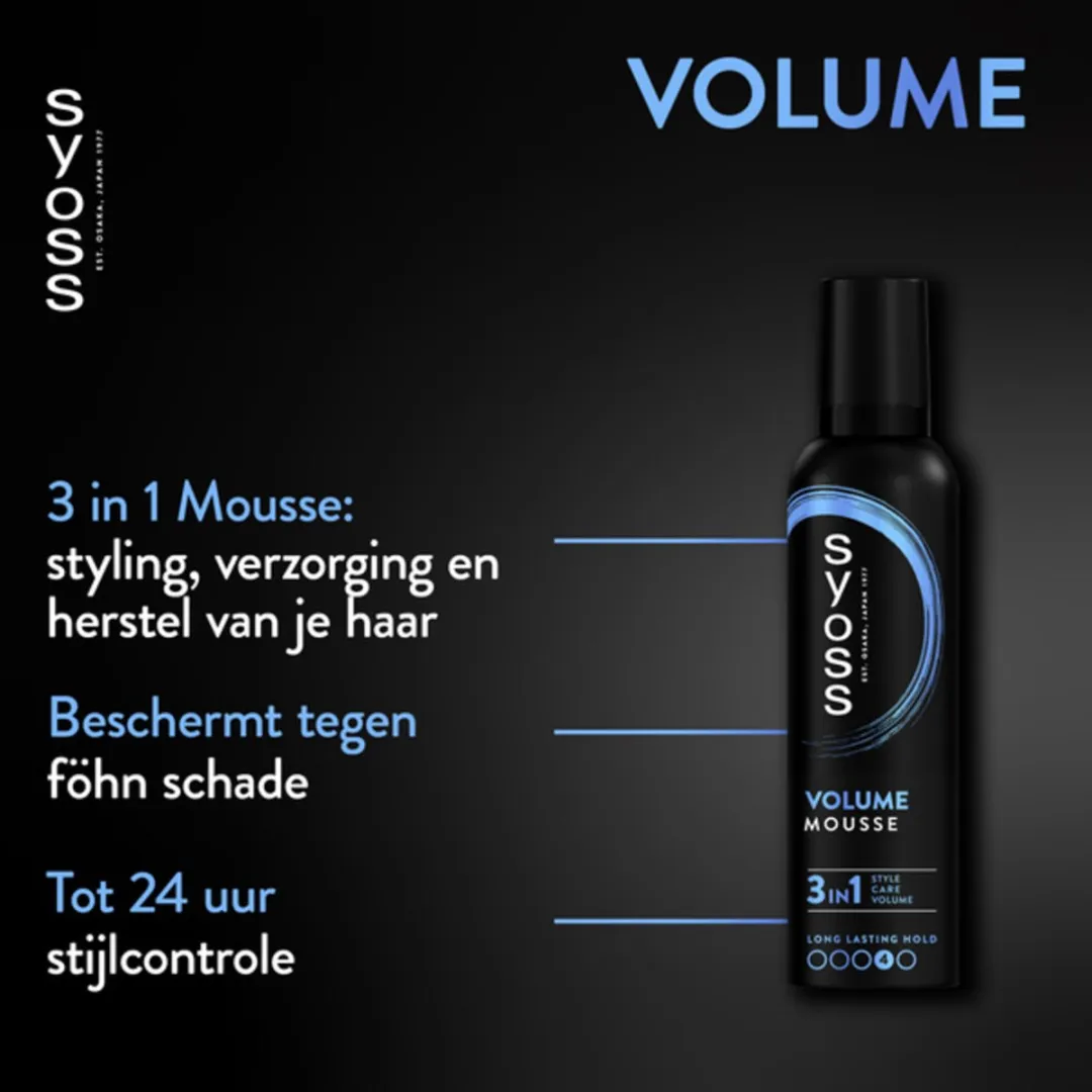 SYOSS Volume Haarmousse - 6x250ml