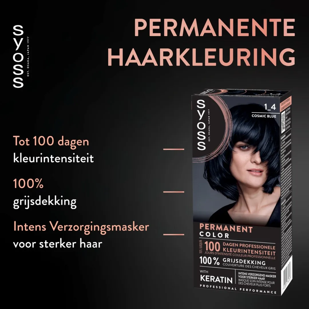 SYOSS Haarverf 1-4 Cosmic Blue - 115ml