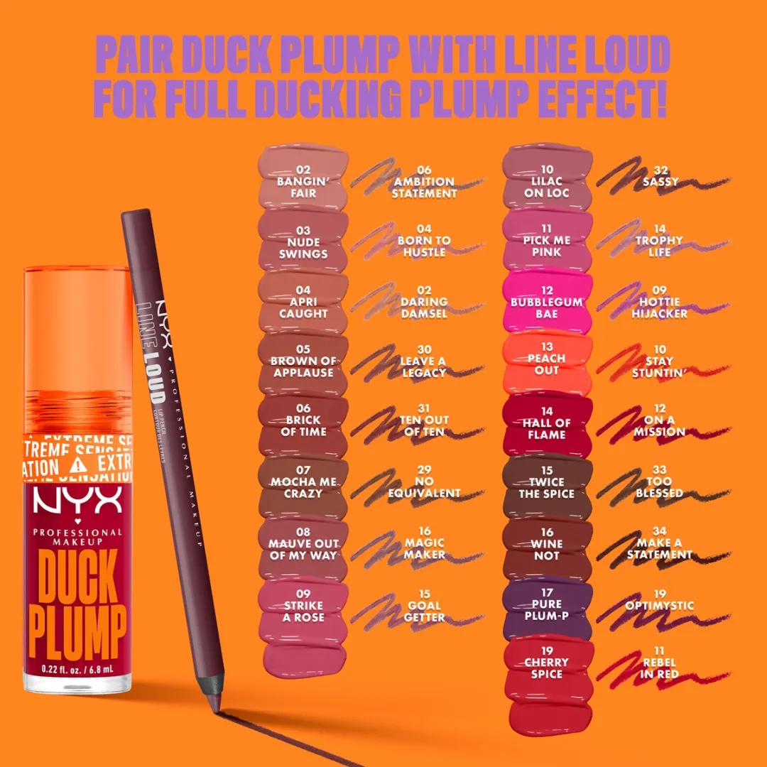 NYX Duck Plump Lipgloss Clearly Spicy 6,8ml