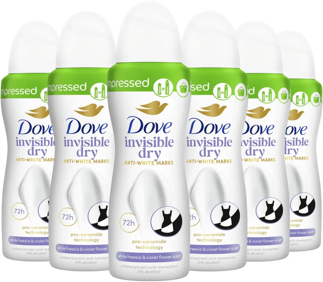 Dove Advanced Care Anti-Transpirant Spray 100ml - 6 Stuks - afbeelding 2 van 6
