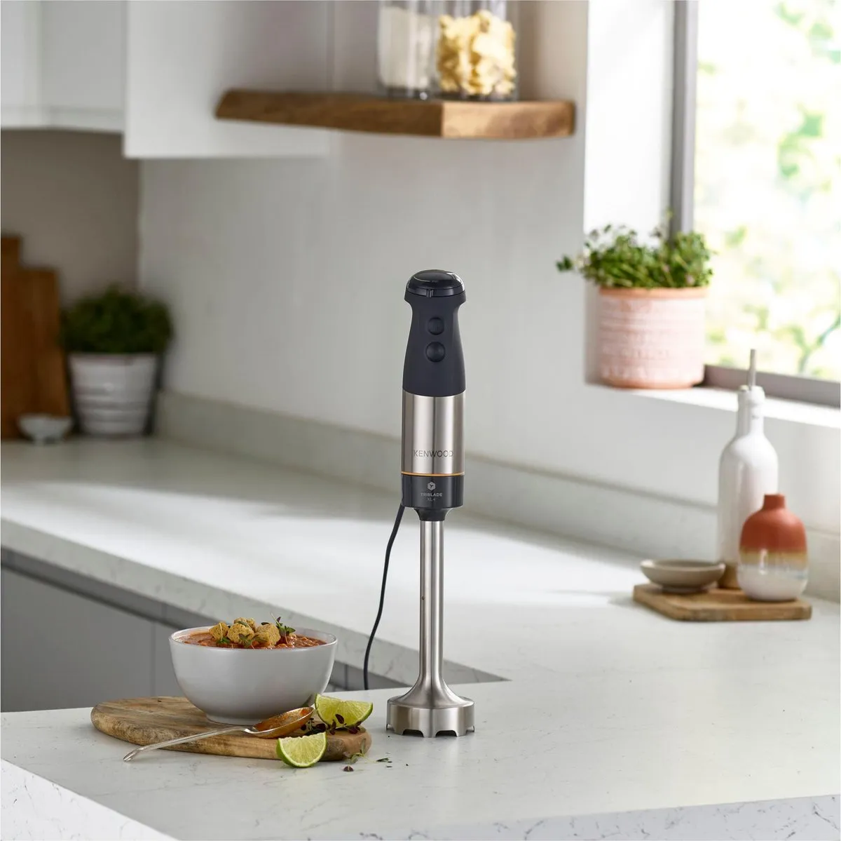 Kenwood Triblade XL+ HBM60.002GY Staafmixer 1000W - Grijs