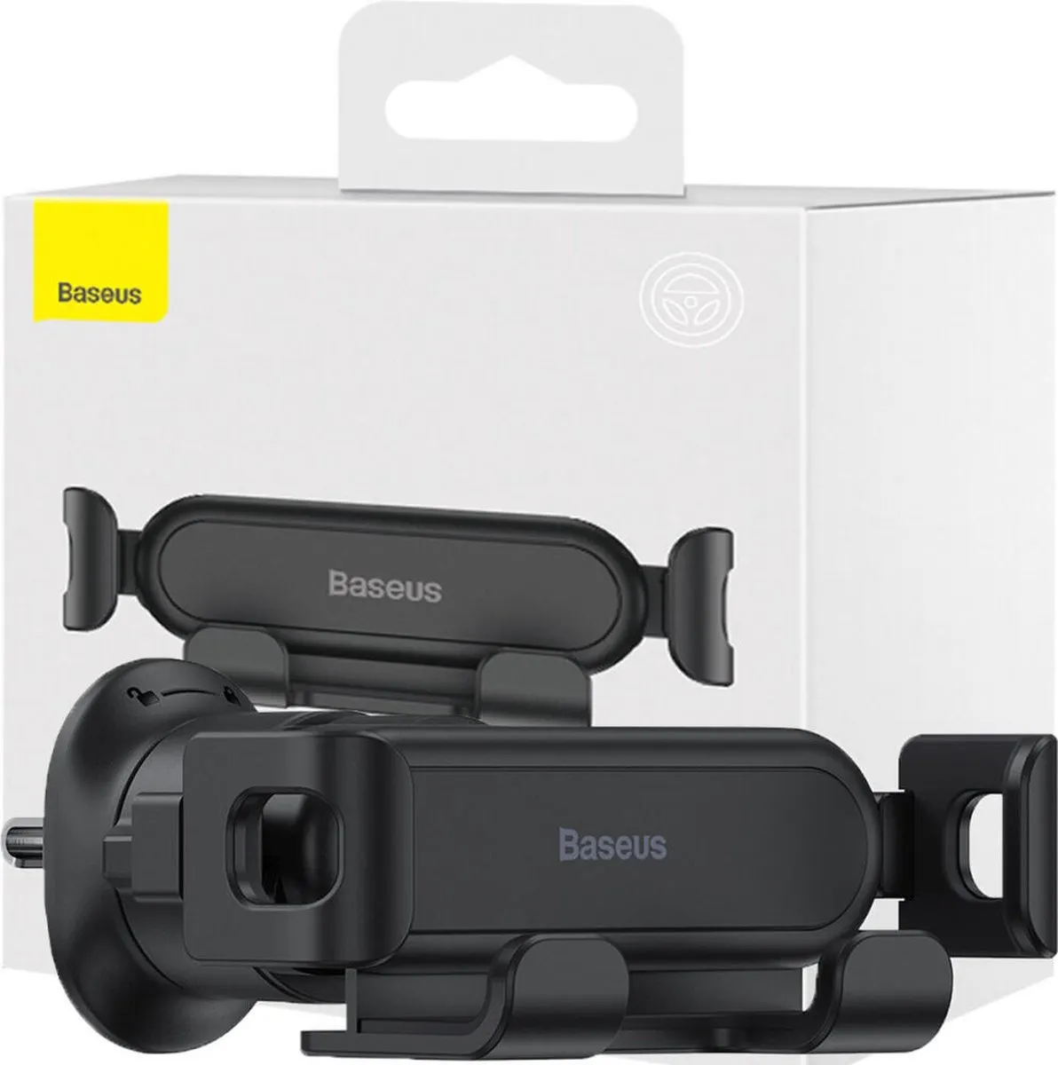 Baseus Gravity Ventilatierooster Telefoonhouder - Zwart