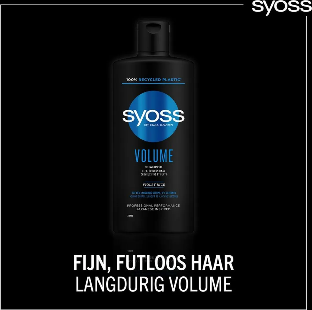 SYOSS Volume Shampoo 6x500ml