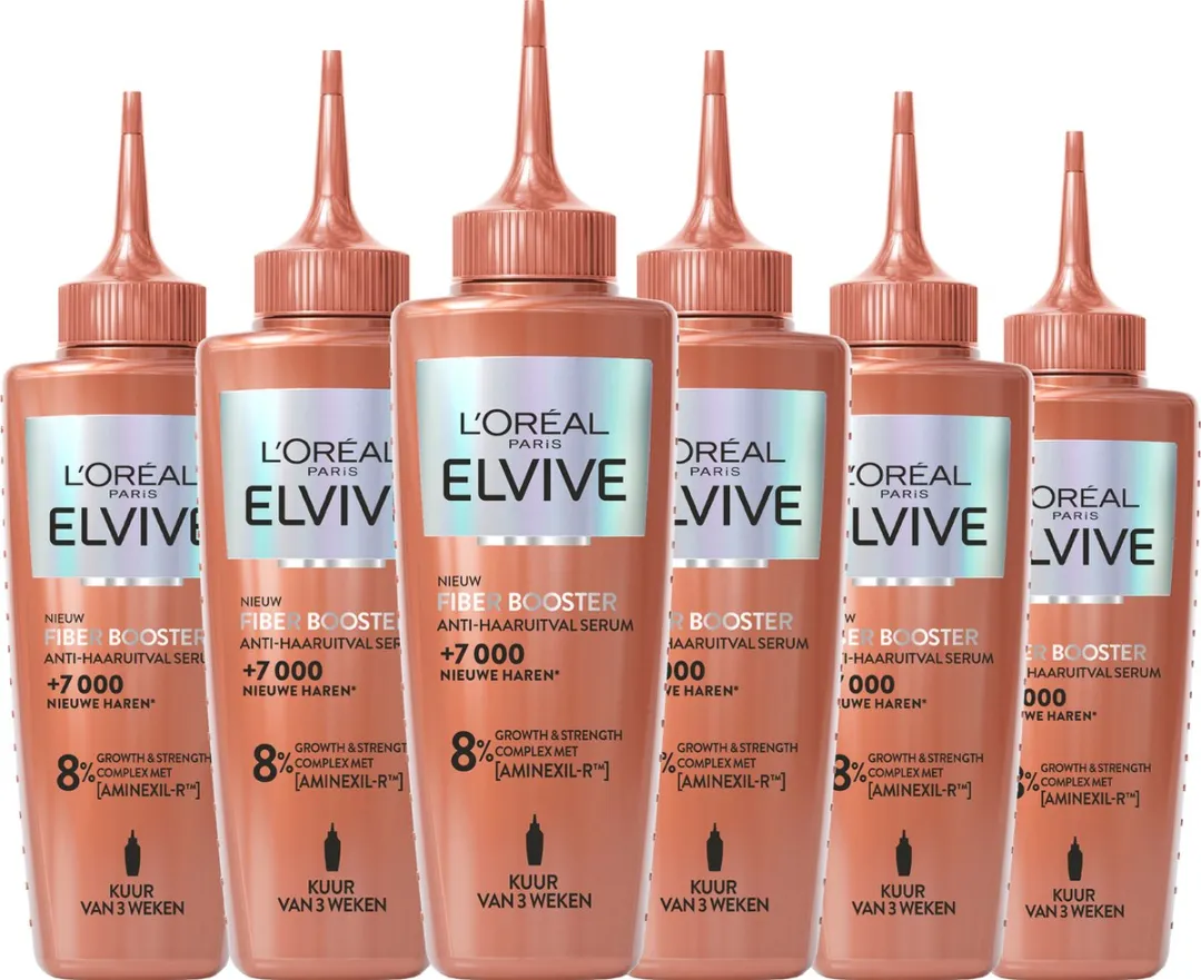 L'Oréal Paris Elvive Fiber Booster Anti-Haaruitval Serum 6x102ml