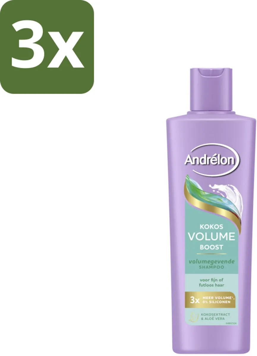 Andrélon Kokos Volume Boost Shampoo 250ml