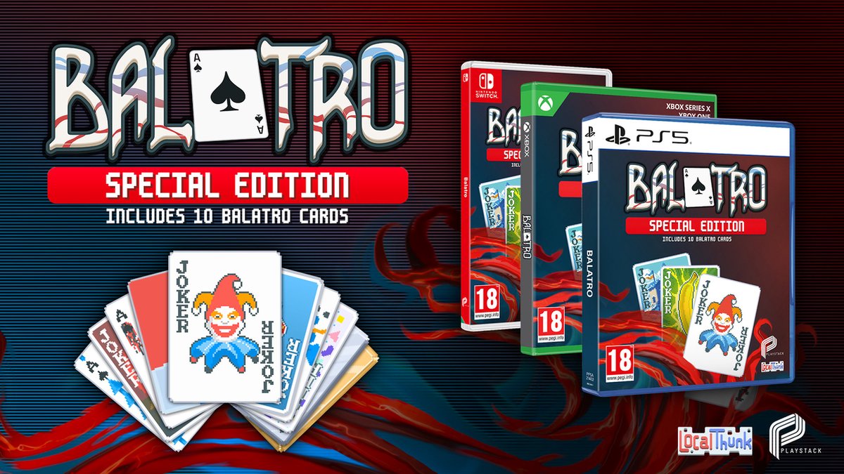 Balatro: Special Edition - Inclusief 10 Balatro kaarten - Nintendo Switch