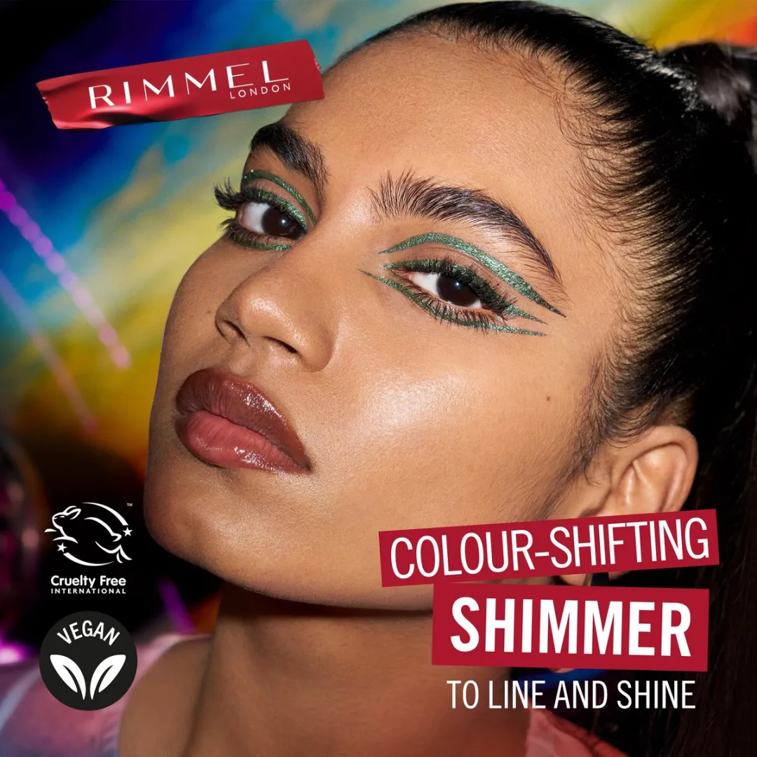 Rimmel London Thrill Seeker Multi-Chrome Gel Eyeliner 005 Electric Breeze - 1.2ml