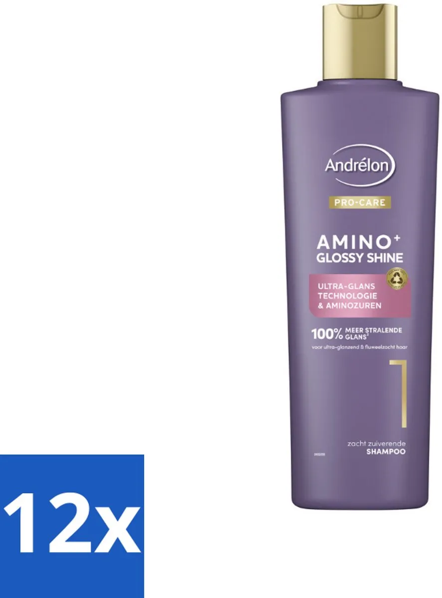 Andrélon Pro Care Amino+ Glossy Shine Shampoo 250ml