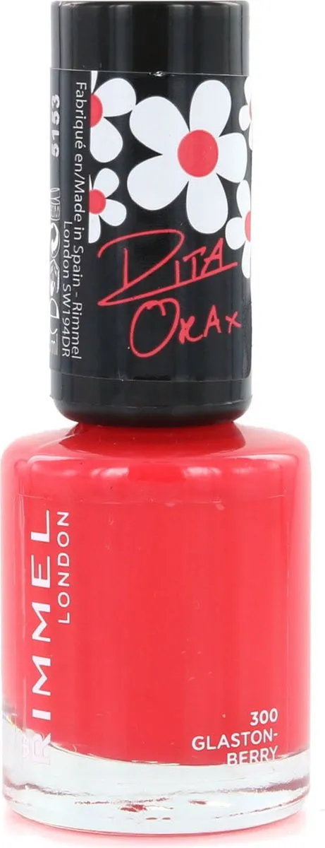 Rimmel London 60 Seconds SuperShine Nagellak Glaston-Berry Fuscia 12ml