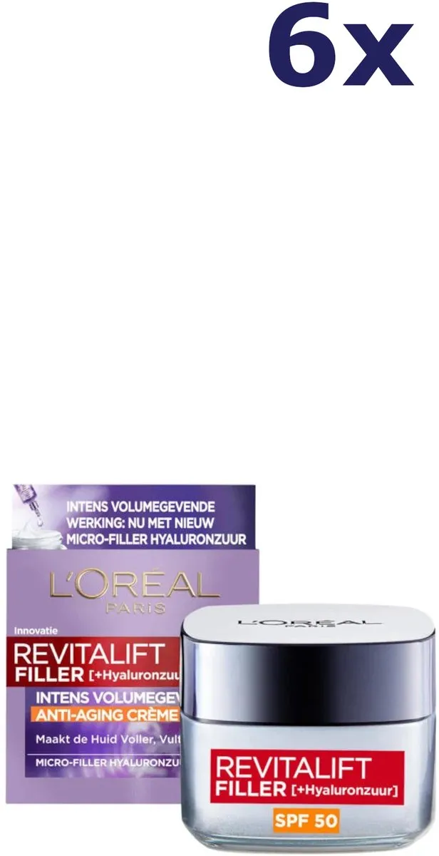 L'Oréal Paris Revitalift Filler SPF50 Dagcrème 50ml