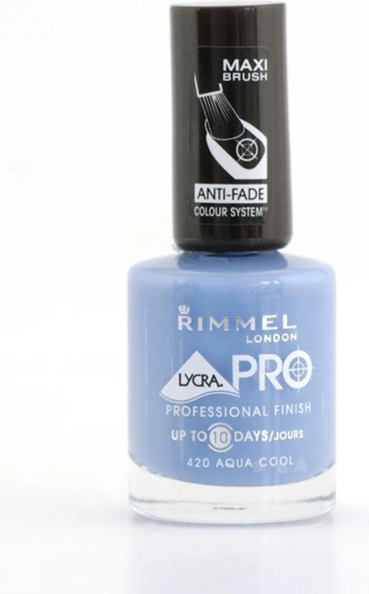 Rimmel London Lycra Colour Memory Nagellak 420 Aqua Cool