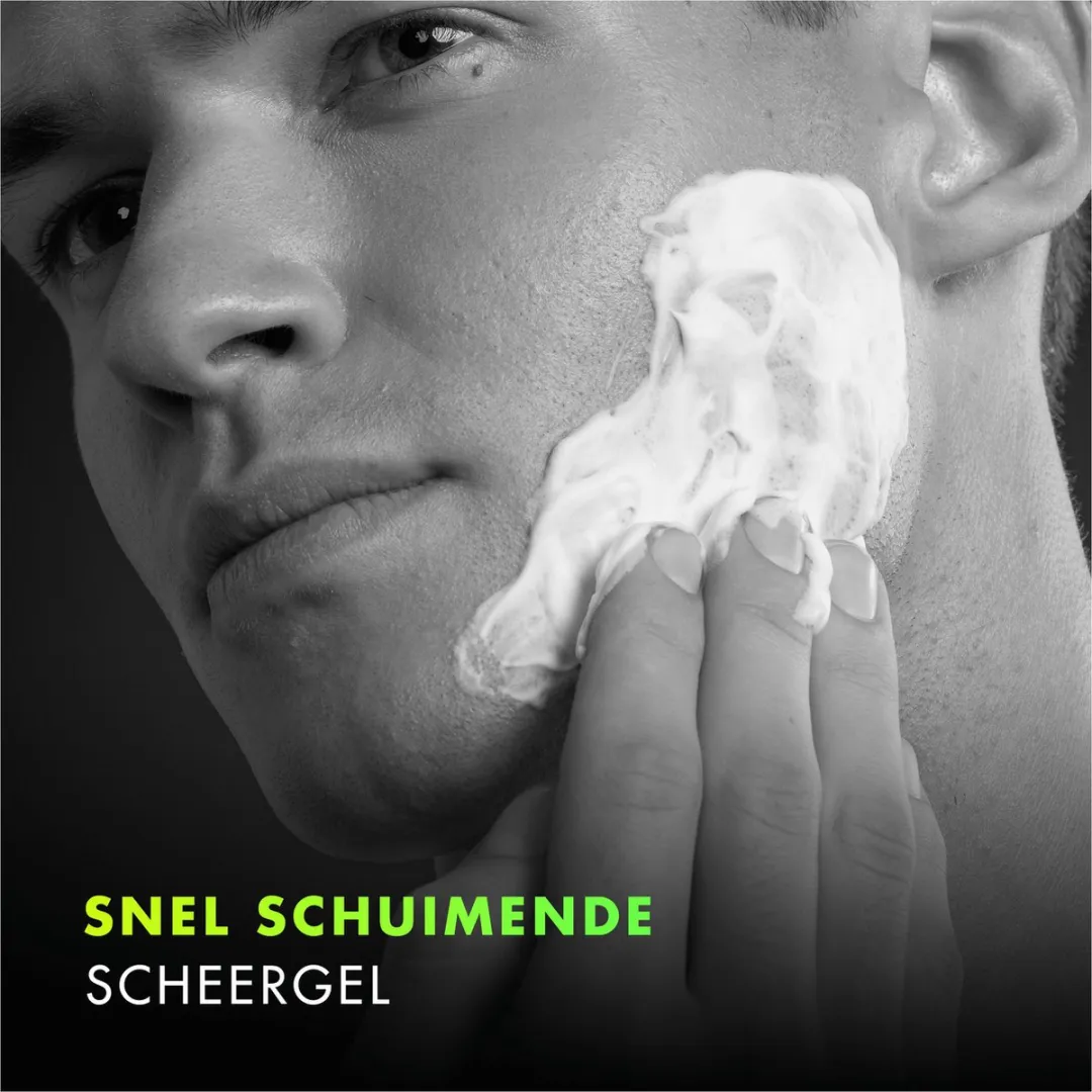 GilletteLabs Snel Schuimende Scheergel 198ml