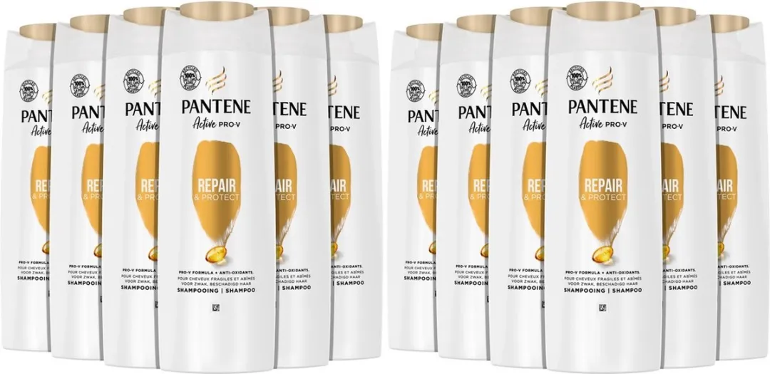 Pantene Repair & Protect Shampoo 12x400ml