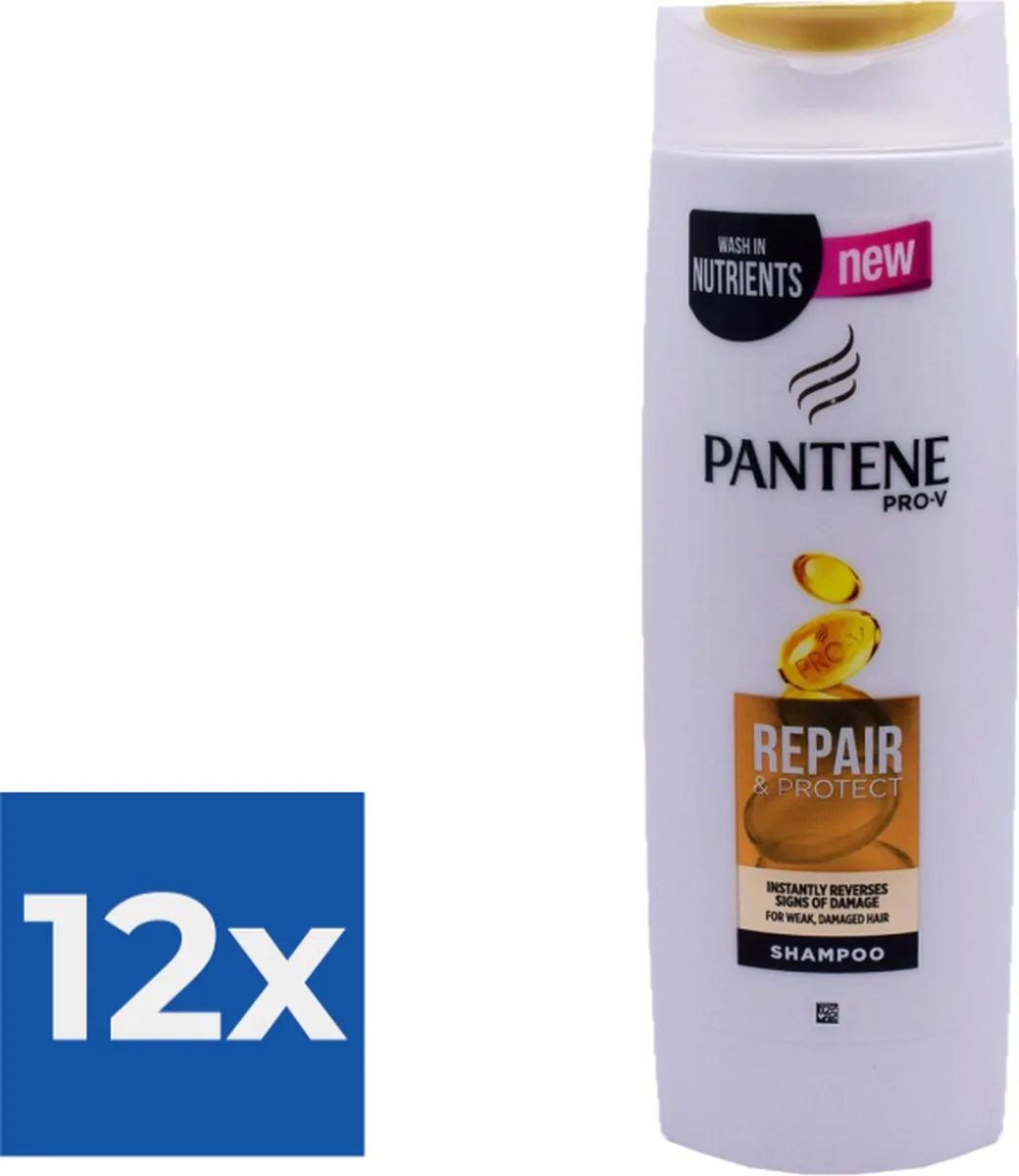 Pantene Repair & Protect Shampoo 12x400ml