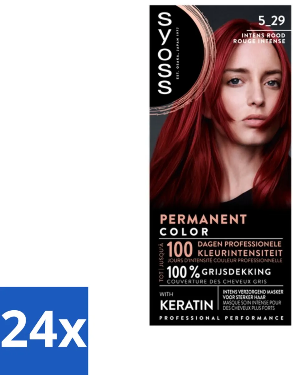 SYOSS Coloration 5-29 Intens Rood Haarverf