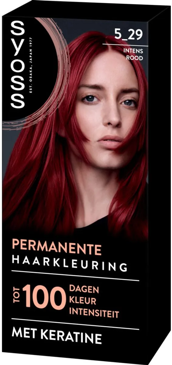 SYOSS Coloration 5-29 Intens Rood Haarverf - 24 Stuks
