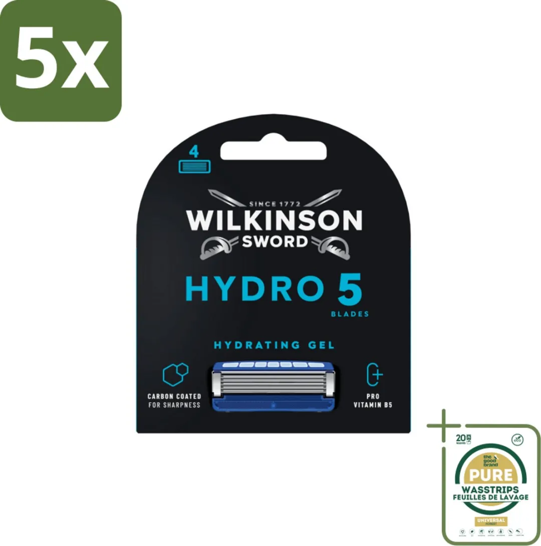 Wilkinson Sword Hydro 5 Navulmesjes 20 Stuks