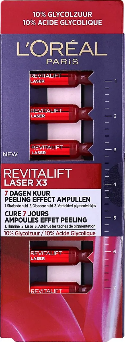 L'Oréal Paris Revitalift Laser X3 Ampullen 7-daagse kuur 1ml