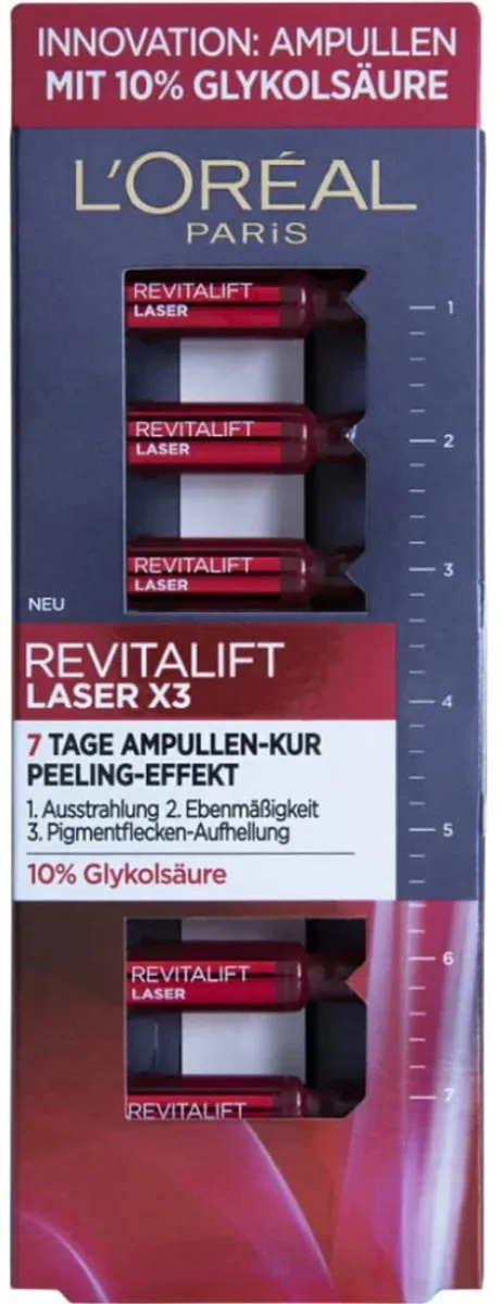 L'Oréal Paris Revitalift Laser X3 Ampullen 7-daagse kuur 1ml