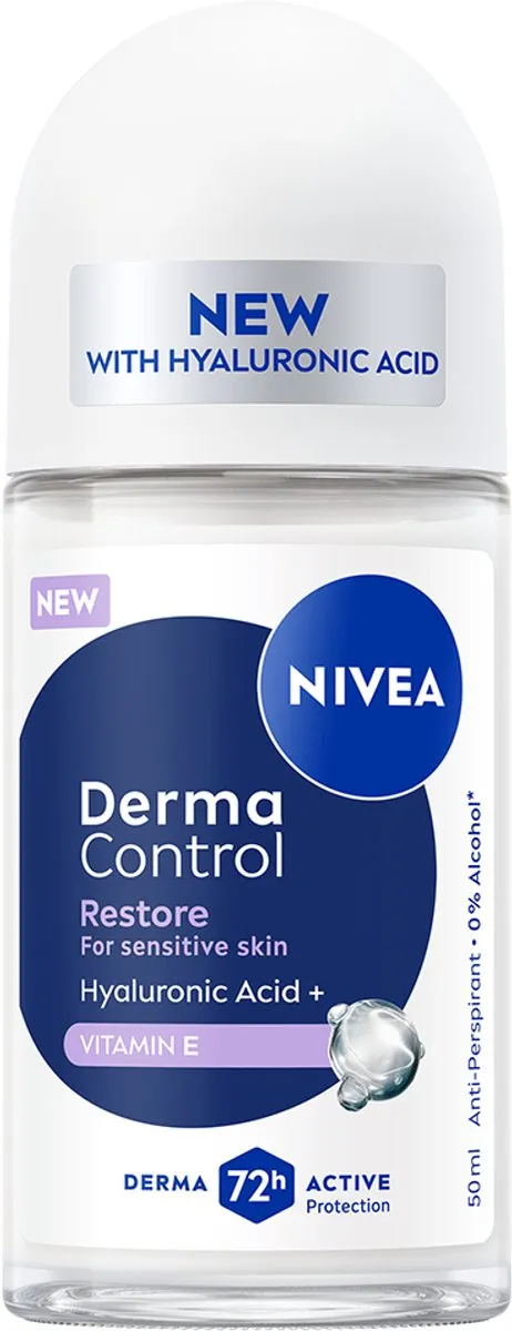 NIVEA Derma Control Restore Anti-Transpirant Deo Roller 300ml - 6x50ml